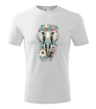 Tricou Personalizat - Elefant Floral Artistic