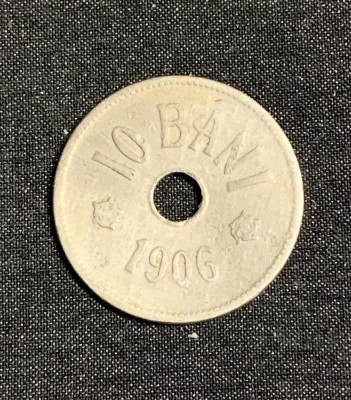 Moneda 10 bani 1906 fără semn monetărie foto
