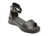 Sandale GRYXX negre, 18308, din piele naturala