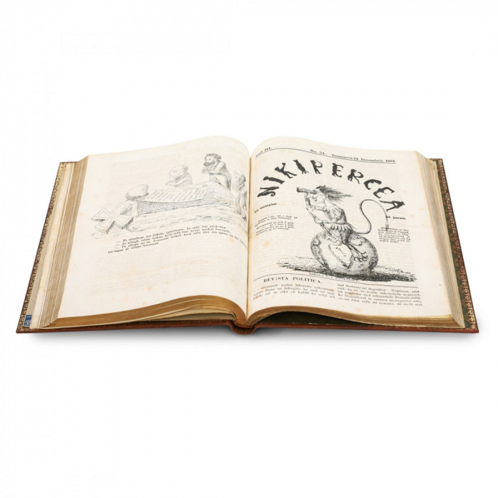 Revista &bdquo;Nikipercea&rdquo;, 1861-1862, COMPLET piesă rară