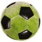 Covor Rotund Camera Copii Model Minge Fotbal 11198-130, Marime 67 x 67 cm, Verde, Inaltime Fir 9 mm, Antialergic, Polipropilena, Gradinita, Cresa, Loc