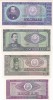 Romania 100 ; 50 ; 25; 10 lei 1996 SET 4 BANCNOTE