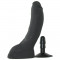 Dildo The Perfect P-Spot Dual Density Ultraskyn Negru 23 cm