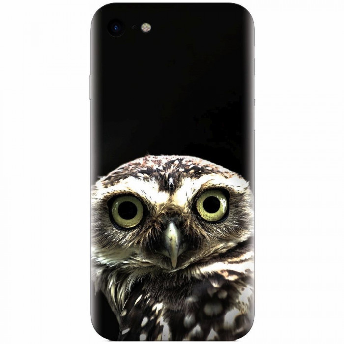 Husa silicon pentru Apple Iphone 6 / 6S, Owl In The Dark