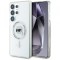 Husa MagSafe pentru Samsung Galaxy S25 Ultra S938, Karl Lagerfeld, IML Karl&#039;s Head, Alba
