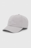 Jack Wolfskin șapcă Baseball culoarea gri, cu imprimeu 1900675