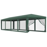Cumpara ieftin Cort de petrecere cu 10 pereti din plasa, verde, 3x12 m, HDPE