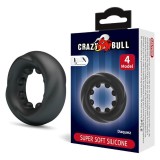Inel pentru penis CRAZY BULL Daquez, cu design ergonomic, din silicon, rezistent la apă, diametru intern 30 mm (model 4)