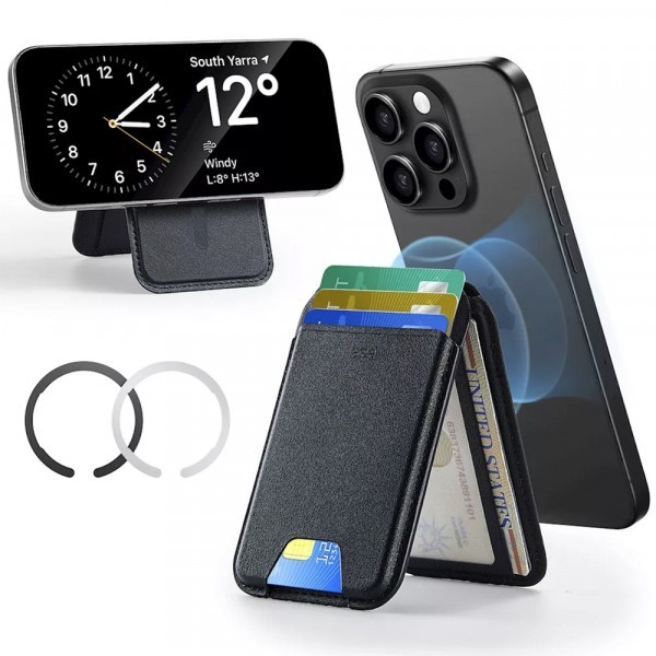 Portofel Magsafe, ESR, Classic, Negru