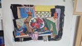 Litografie color Marcel Janco ( Iancu )