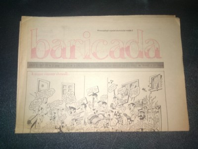 REVISTA BARICADA 3 APRILIE 1990 foto