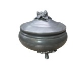 VAS VINTAGE CU CAPAC DIN PELTRO