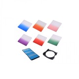 Kit 6 filtre Gradual Color + holder compatibil Cokin P