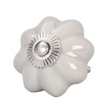 Cumpara ieftin Set 4 butoni mobilier ceramica gri 5 cm