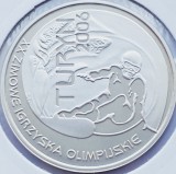 618 Polonia 10 zlote 2006 Olympic Winter Games - Turin 2006 km 555 UNC argint, Europa