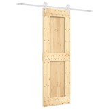 Cumpara ieftin Usa glisanta cu set de feronerie 70x210 cm, lemn masiv de pin