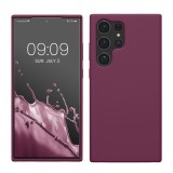 Husa Kwmobile pentru Samsung Galaxy S23 Ultra, Violet, Silicon, 60275.187, Carcasa