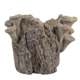 Cumpara ieftin Ghiveci flori piatra maro 19x17x16 cm