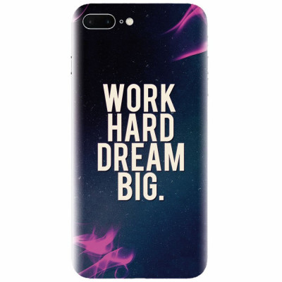 Husa silicon pentru Apple Iphone 7 Plus, Dream Big foto