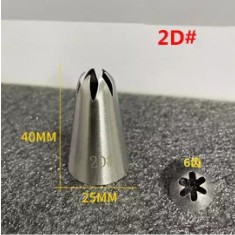 Dui inox model 2D#, 40x25 mm