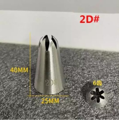 Dui inox model 2D#, 40x25 mm foto