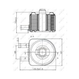 Radiator ulei motor, Termoflot Nrf 31735
