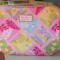 GEANTA COSMETICE- ESTEE LAUDER LILLY PULITZER FLORAL COSMETIC MAKEUP BAG