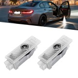 Cumpara ieftin Proiector LED logo portiera, AutoQi, pentru BMW M-Power, set 2 bucati, ABS, negru