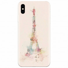 Husa silicon pentru Apple Iphone X, Eiffel Tower 001