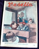 Revista &rdquo;VESELIA&rdquo; &ndash; Nr. 23 / 1936, ilustratii erotice art deco, ilustrator PAL