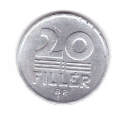 Moneda Ungaria 20 filler 1983, stare buna, curata