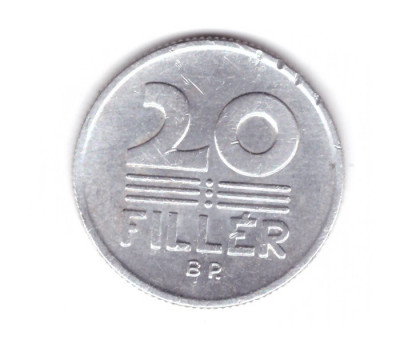 Moneda Ungaria 20 filler 1983, stare buna, curata foto