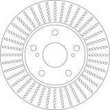 Disc frana fata TRW DF6679