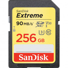 Card Memorie Extreme SDXC Card 256GB 90MB/s V30 UHS-I U3 foto