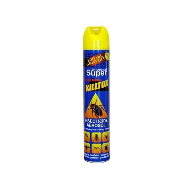 Insecticid aerosol, Killtox, 500 ml, uz casnic, impotriva tantari, moluste, gandaci, etc.