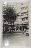 BUCURESTI ,BLOC DIN PIATA AMZEI RIDICAT PE LOCUL CASEI UNDE A LOCUIT MIHAI EMINESCU IN 1883, FOTOGRAFIE , ANII &#039;60
