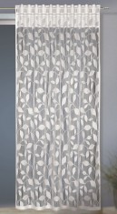 Perdea living, Freddy, pentru prindere pe teava, L140cm x H245, alb Relax KipRoom