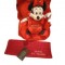 Ghiozdan plus Minnie personalizat si prosop gradinita personalizat