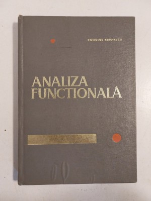 Romulus Cristescu - Analiza functionala foto