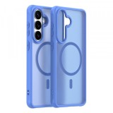 Husa MagSafe pentru Samsung Galaxy S26 Plus S947, Techsuit, HaloFrost II, Albastra