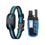 Zgarda electrica pentru dresaj caini, Vibratii, Avertizare sonora, Impulsuri electrice, raza de actiune 1KM, 15 zile de functionare continua, reincarc