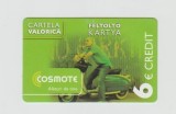 bnk card Romania - Cosmote Scooter (Felt&ouml;ltő K&aacute;rtya) 6 euro - 20/05/2011 - Col:RO-COS-REF-0016-110520