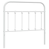 Cumpara ieftin Tablie de pat de schimb metalica, alb, 100 cm