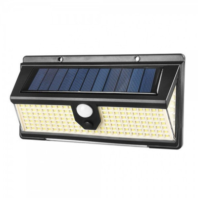 Lampa solara de perete CL S190, senzor de miscare, 190SMD foto