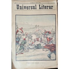 Revista Universul Literar nr.51/1898 pe coperta O lupta la frontiera marocana