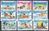 Turks Caicos 1984 Disney sport olimpiada MI 675-683 MNH, Nestampilat