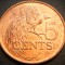 Moneda exotica 5 CENTI - TRINIDAD TOBAGO, anul 1996 * cod 3934 = A.UNC