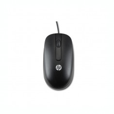 Mouse optic HP QY777AA cu fir USB, negru foto