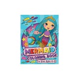 Mermaid Coloring Book for Kids Ages 4-8