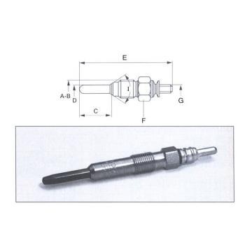Bujie incandescenta Opel Astra H, Vectra C 1.9 diesel 10992 biz1850447 foto